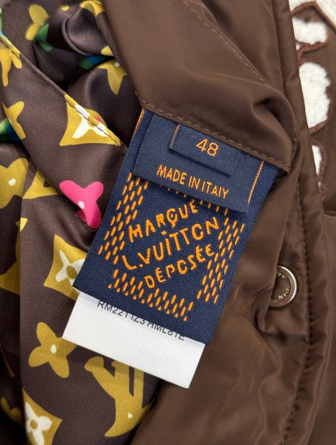 LV x Tyler The Creater Embroidered Varsity Jacket
