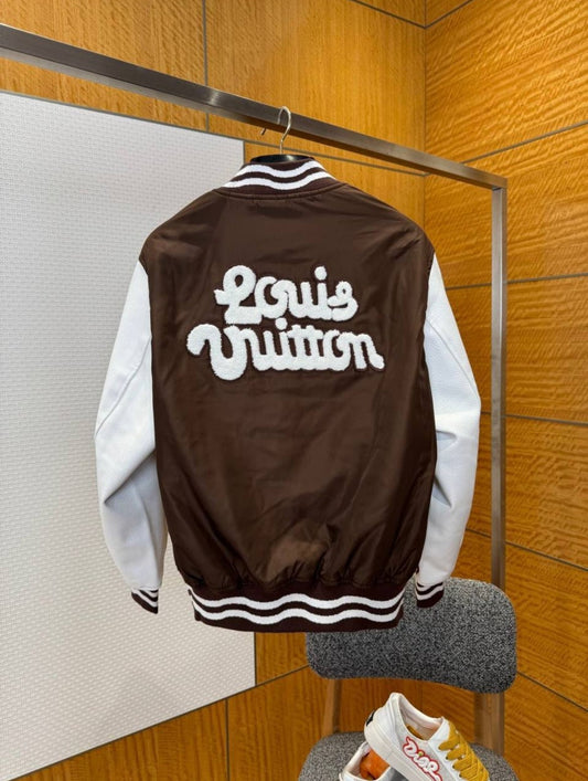 LV x Tyler The Creater Embroidered Varsity Jacket