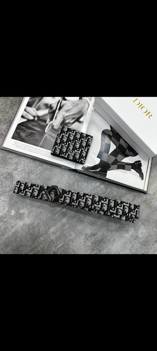 Dior Wallet & Belt Gift Set